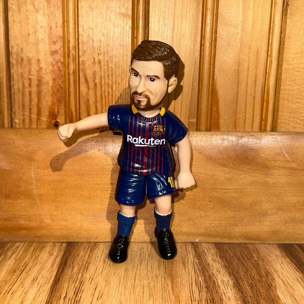 Messy FC Barcelona Figurine Rakuten jersey and #10 on the shorts